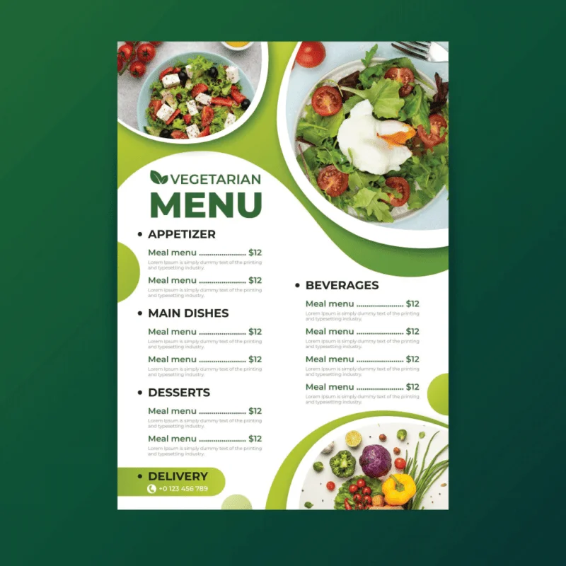 Premium Menu Printing - Image 3