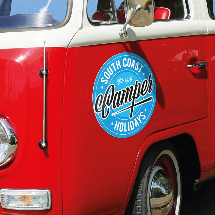 Alternative view of Magnetic Vehicle Signs