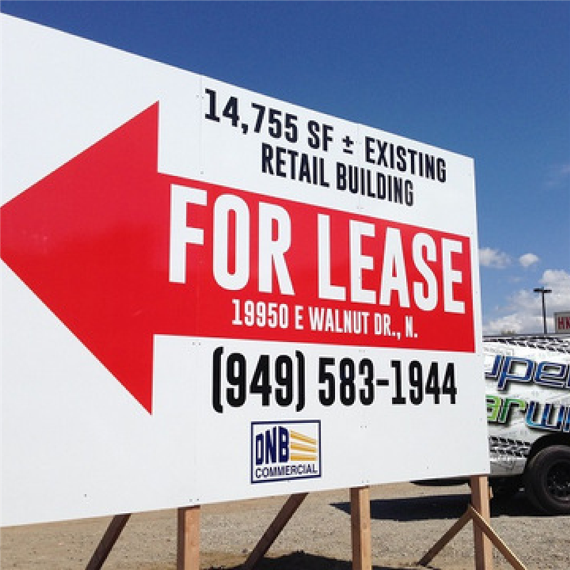 Alternative view of 12mm PVC Foam Board Signs.