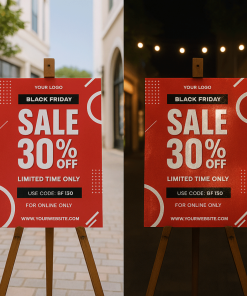 Alternative view of 6mm PVC Foam Board Signs.