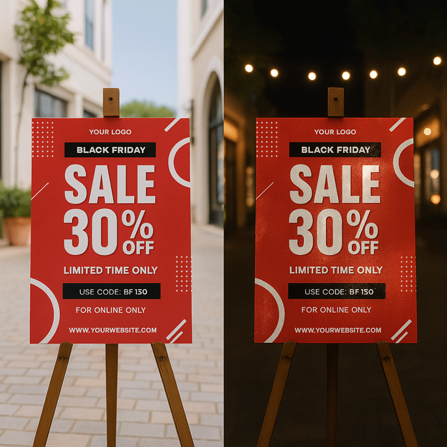 Alternative view of 6mm PVC Foam Board Signs.