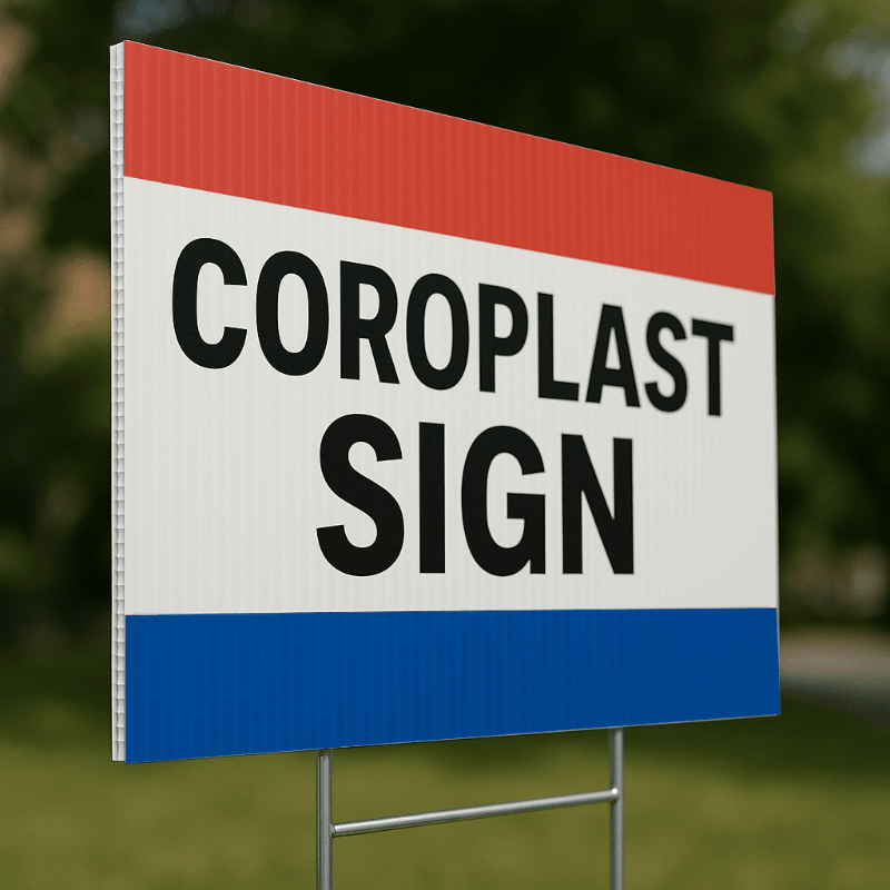 10mm Corrugated Plastic Signs. - Image 4