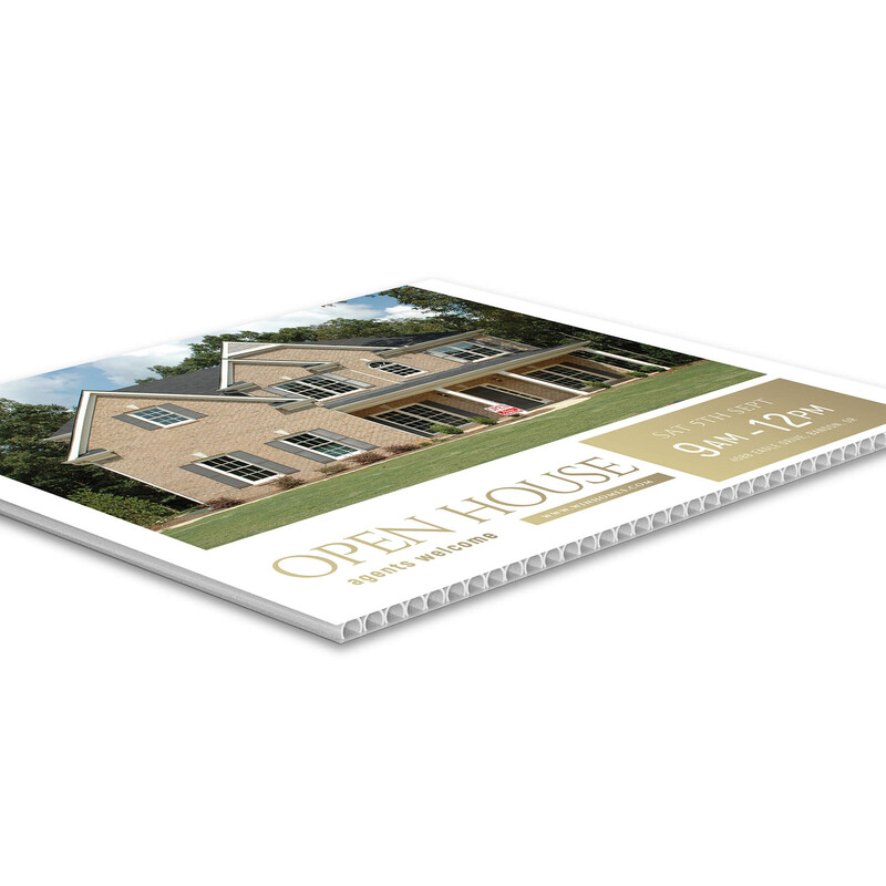 10mm Corrugated Plastic Signs. - Image 3