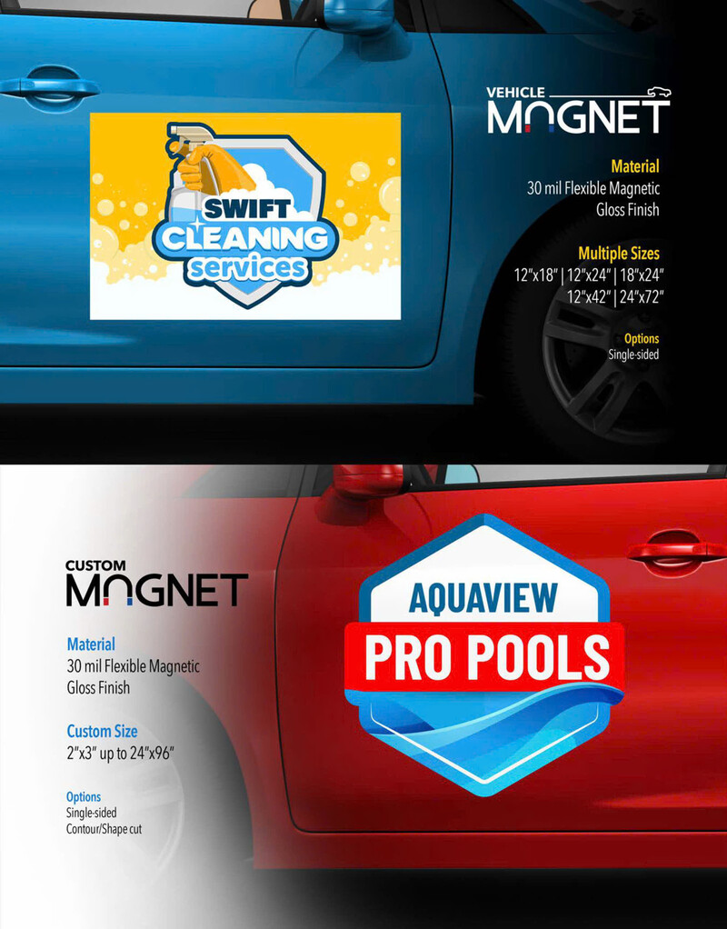 Magnetic Vehicle Signs