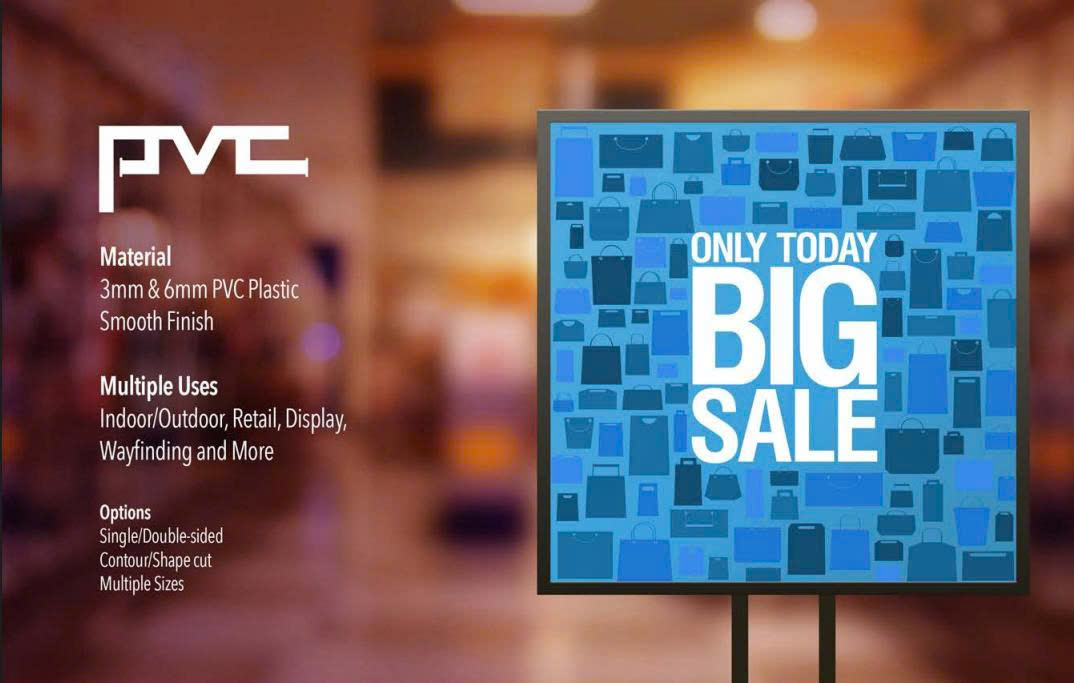 6mm PVC Foam Board Signs.